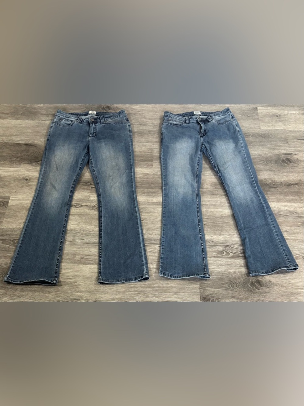 2 Pair Of Same Women’s Boot Cut Jeans Size 10